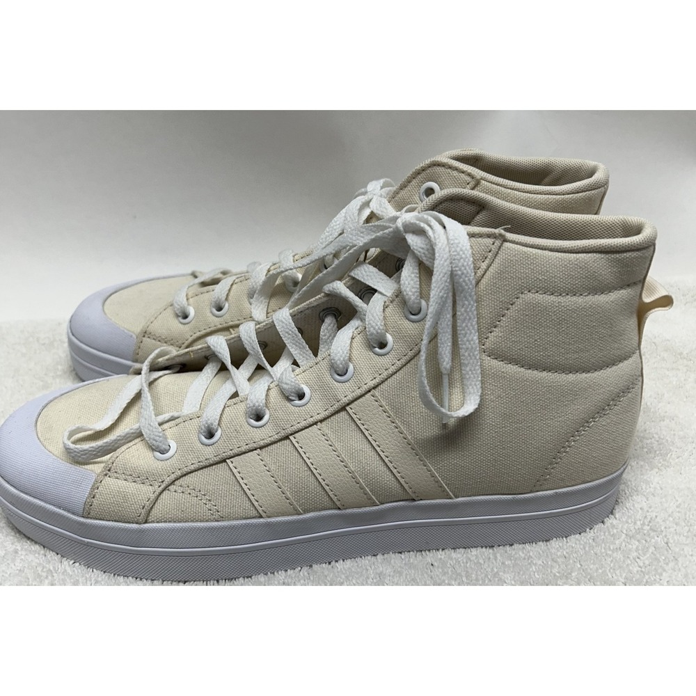 Adidas Womens Size 11 Bravada Mid Wonder White Sneaker Shoes